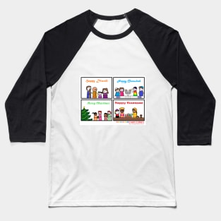 Queer-Coded Comic: Happy Holidays! Baseball T-Shirt